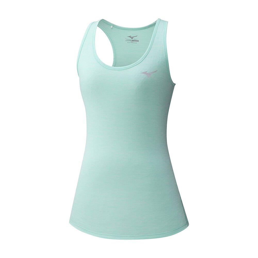 Mizuno Women's Impulse Core Running Tank Top Green (J2GA820630-EXL)